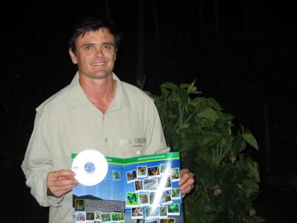 Dave with the CD and brochure